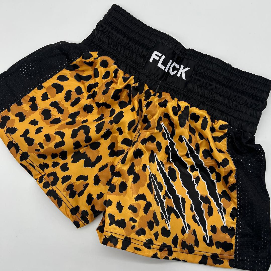 Meow Thai Leopard Shorts