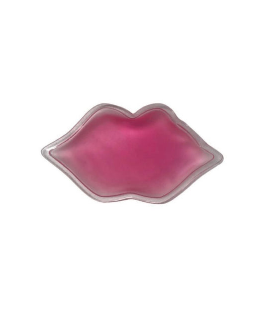 Pink lip filler ice pack