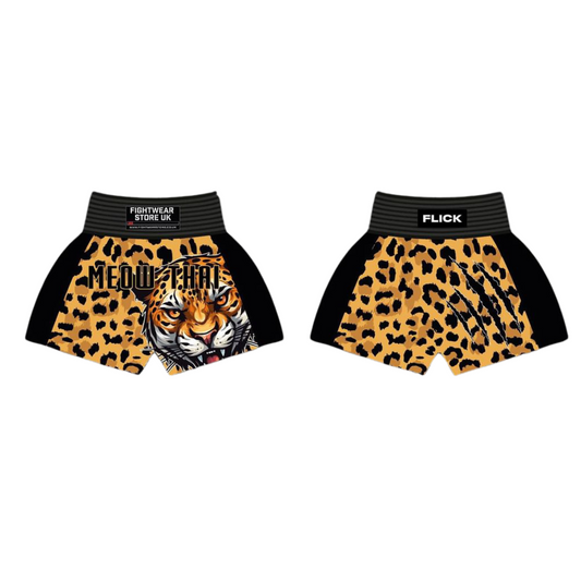 Meow Thai Leopard Shorts
