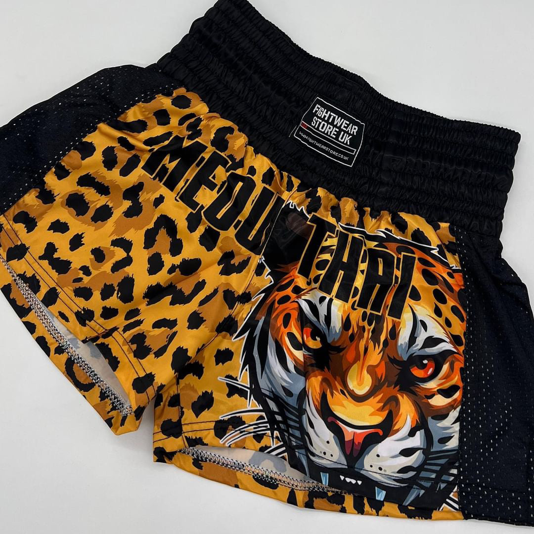 Meow Thai Leopard Shorts