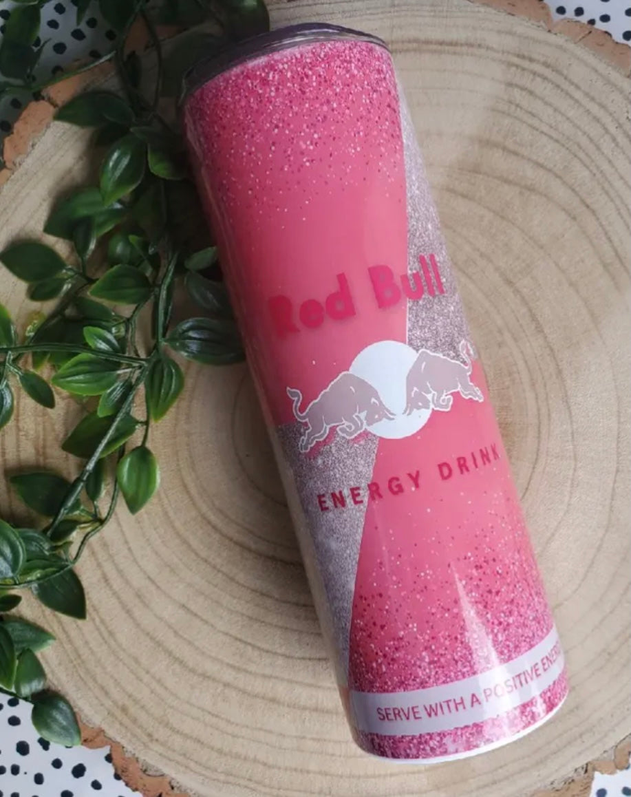 Pink Redbull Tumbler